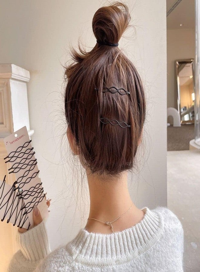 Qintreesify 12Pcs Black Vintage Hair Pins Mini Bobby Pins Fashion BB Clip Invisible Bangs Clip Small Bobby Pins for Women and Girls Hair Styling Pins Hair Accessories - Image 5